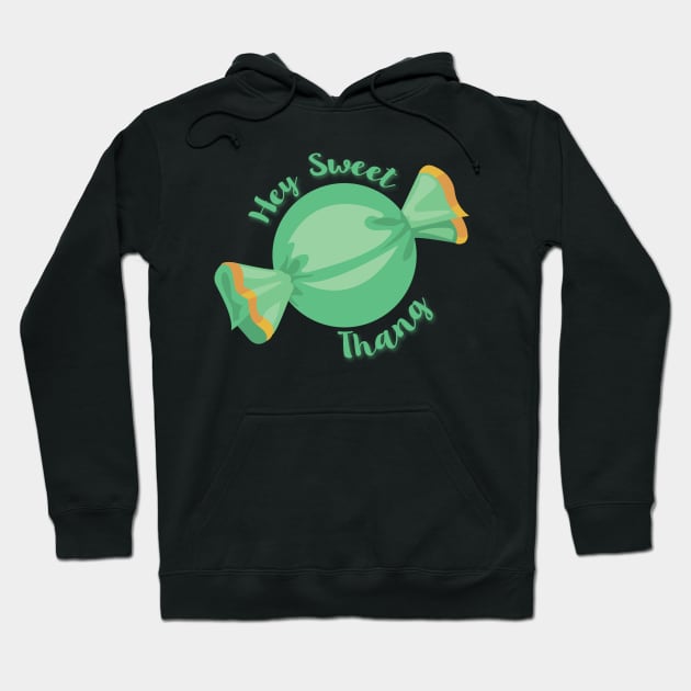 "Hey Sweet Thang" Zack Suite Life Green Hoodie by simonescha